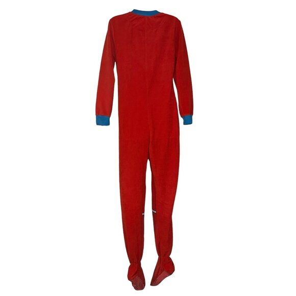 DC Comics Wonder Woman Pajamas Juniors L Costume PJs Footies Unionsuit Halloween - Picture 6 of 10